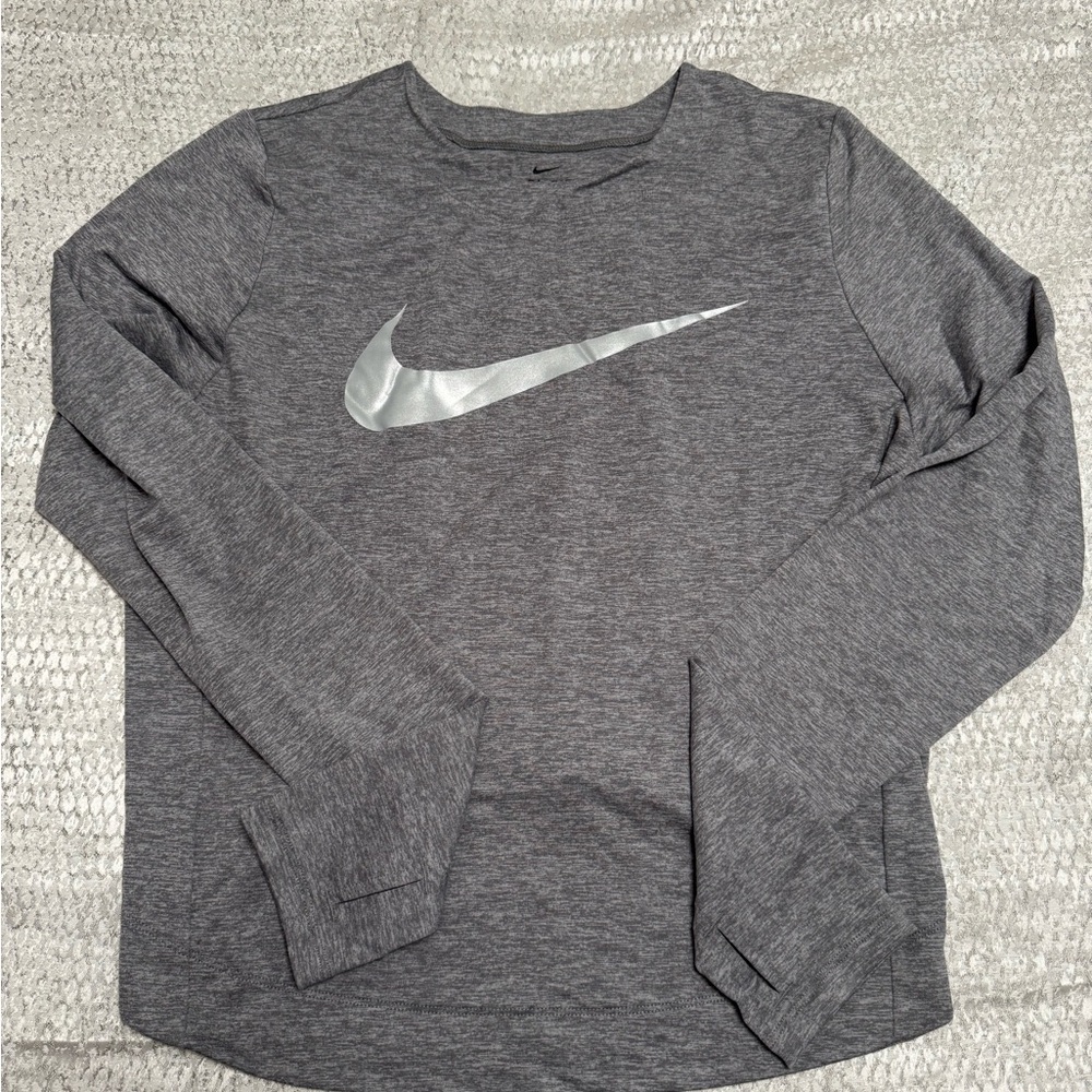 Nike Gray Long Sleeve Shirt